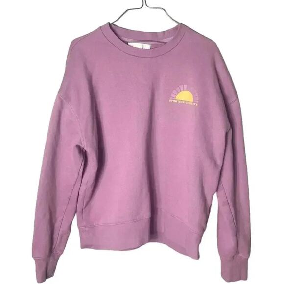 Spiritual Gangster Women's Sz XS Find Joy Relaxed Crew Pullover - Picture 2 of 9